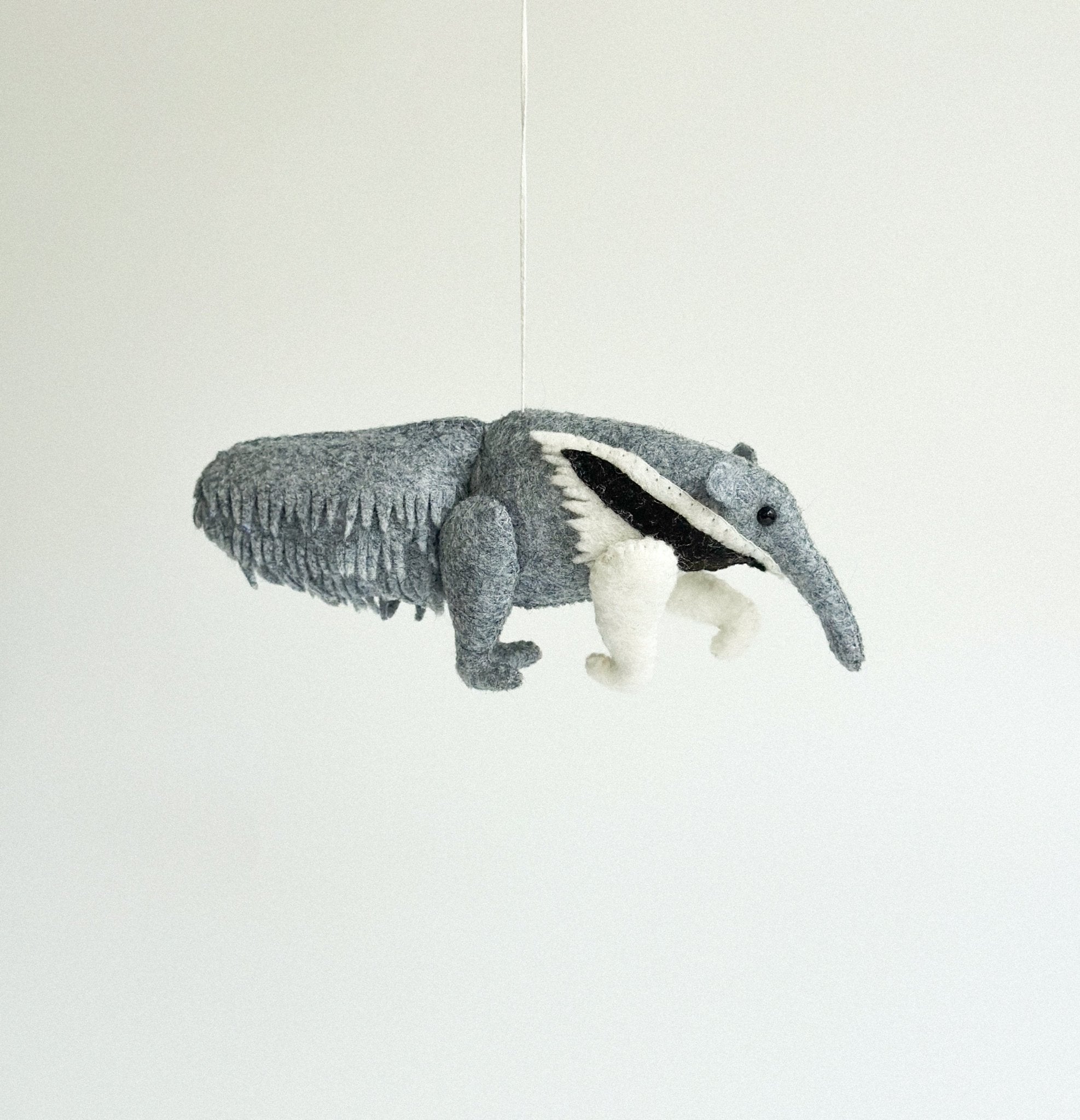 Felt Anteater Ornament - WoollyFox